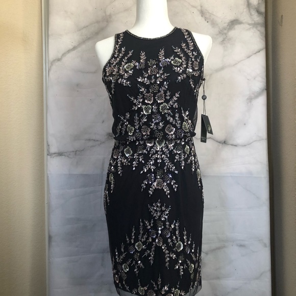 Adrianna Papell Beaded Gown - Picture 4 of 17